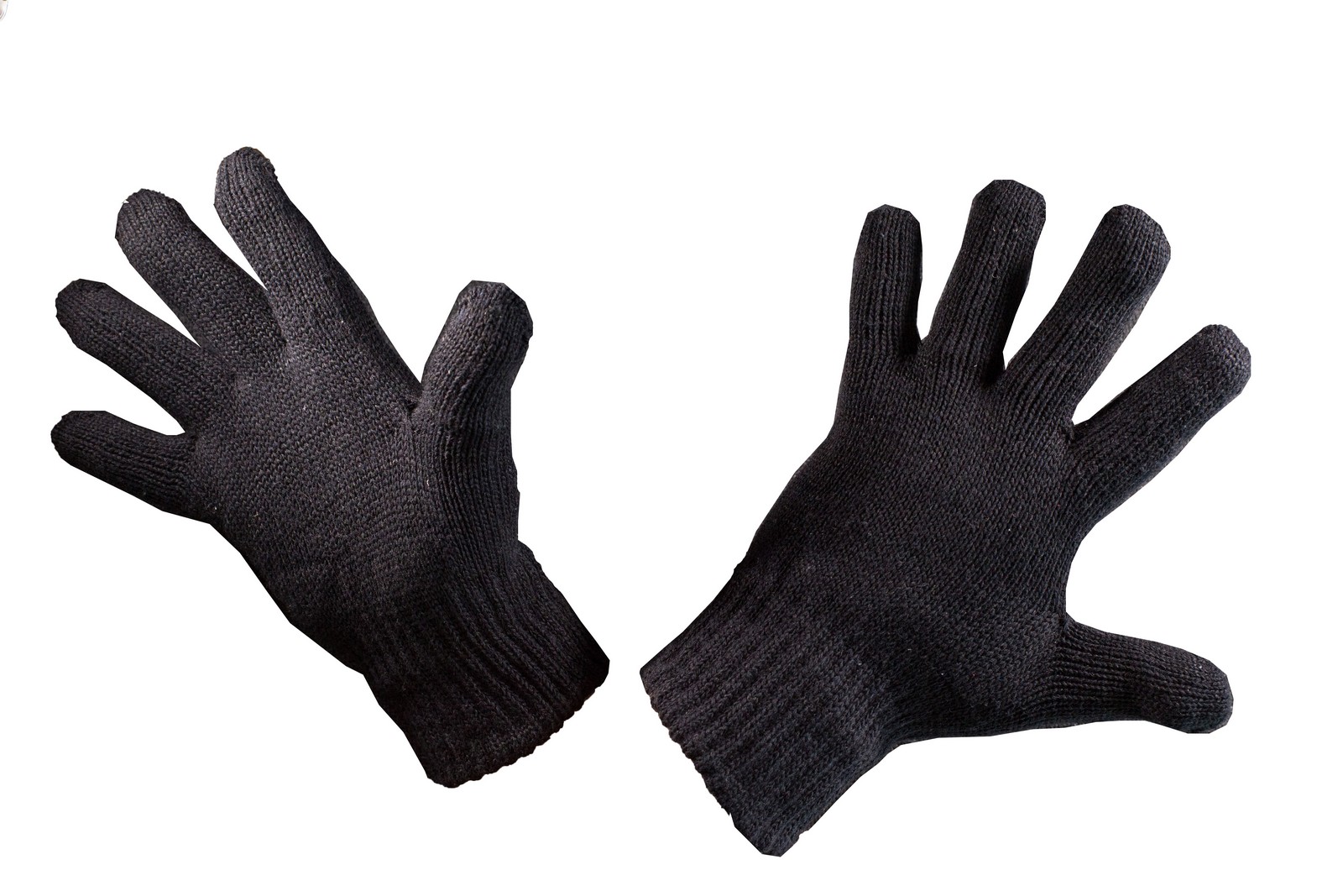 Мужские рабочие перчатки. СИБРТЕХ перчатки полушерстяные. Перчатки полушерстяные (шерсть 30%). Перчатки п1780-2 (январь ультра) УТ полушерст спилк. Перчатки п/ш двойной вязки, черные, 10пар в уп. Альфа.